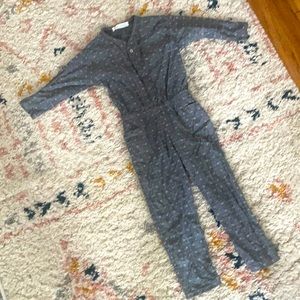 Ode to Jeune cotton print jumpsuit size 4